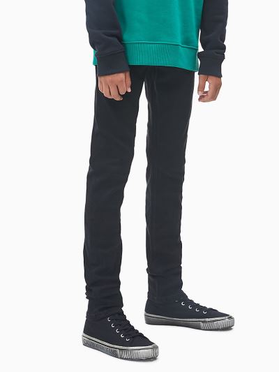 Calvin Klein Ruhák HU472236 | Calvin Klein Sustainable Zero Cotton Fiu Farmernadrág Fekete